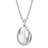 Essence Petite Pendant - 18k White Gold