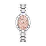 Photo of the Bulova Rubaiyat Rose Dial Stainless Steel Watch - 96L331