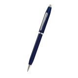 Cross Century Chrome Trim Ballpoint II Blue Lacquer Pen AT0082WG-158