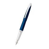 Cross Fountain ATX Translucent Blue Lacquer Medium Pen AT886-37MS