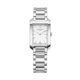 Baume & Mercier Hampton 35mm White Dial Quartz Stainless Steel Bracelet Watch BM0A10473