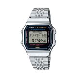 Vintage Iconic 41.6x37.9mm Smartwatch Black Dial Stainless Steel Watch