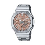G-Shock 49.8x44.4mm Pink Dial Stainless Steel Watch