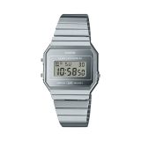 Iconic Vintage 37.4x35.5mm Quartz Grey Dial Stainless Steel Bracelet Watch