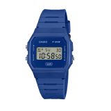 Retro F-91 Blue Dial Digital Resin Bracelet Watch