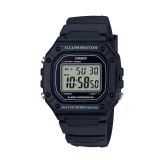 Retro 43.2x44.4mm Digital Black Dial Digital Resin Bracelet Watch