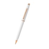 Cross Century II Rose Gold Plated Lacquer Mother-of-Pearl White Black Medium Ballpoint Pen AT0082WG-113