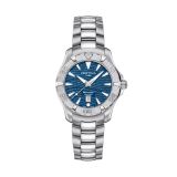 DS Action 34mm Blue Dial Quartz Stainless Steel Bracelet Watch
