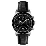 Classic 20MM Black Dial Leather Bracelet Watch