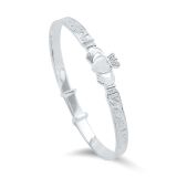 Failte Claddagh Baby Bangle