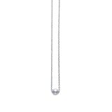 Mikimoto 18 Carat White Gold Pearl Pendant