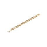 10k Gold Large Celtic Rectangular Bracelet