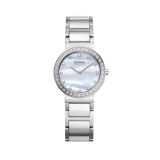 Bering Classic Mother of Pearl Watch, 29 mm, Quartz, Steel
