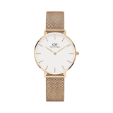 Petite Melrose 32mm White Dial Rose Gold Plated Watch
