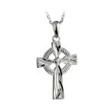 Solvar Sterling Silver Celtic Cross Pendant and Chain