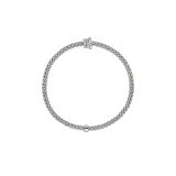 18k White Gold Pavé Flex'it Bracelet - Prima Collection