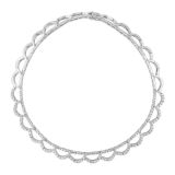 18k White Gold and 7.8ct Diamond Necklet