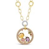 Faberge Mixed Gemstone Pendant
