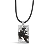 Weir Collection 18k Gold Black Puma Pendant