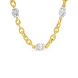 Weir Collection Yellow Gold Diamond Necklet